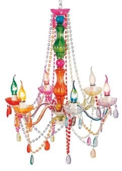 Suspension 6 branches à pampilles