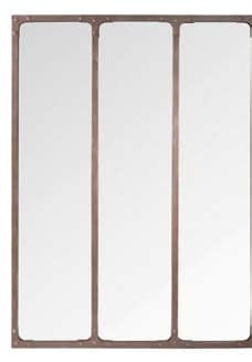 Miroir en métal Brut