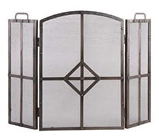 Pare-feu en fer forgé