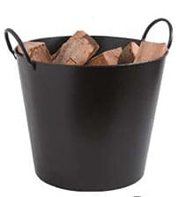 Seau à bûches en fer