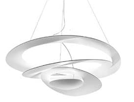 Suspension laquée blanc