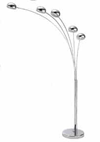 lampadaire en métal