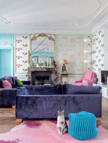 Appartement coloré et gai