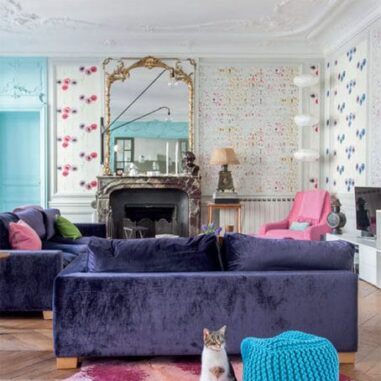 Appartement coloré et gai