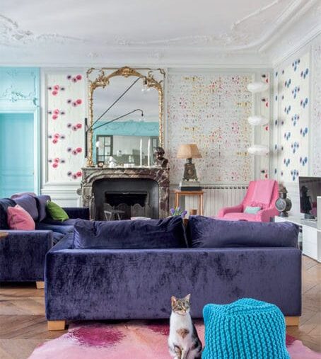 Appartement coloré et gai