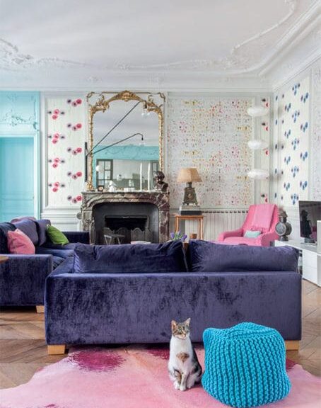 Appartement coloré et gai