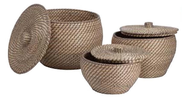 paniers en rotin