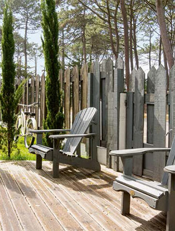 Terrasses et allées