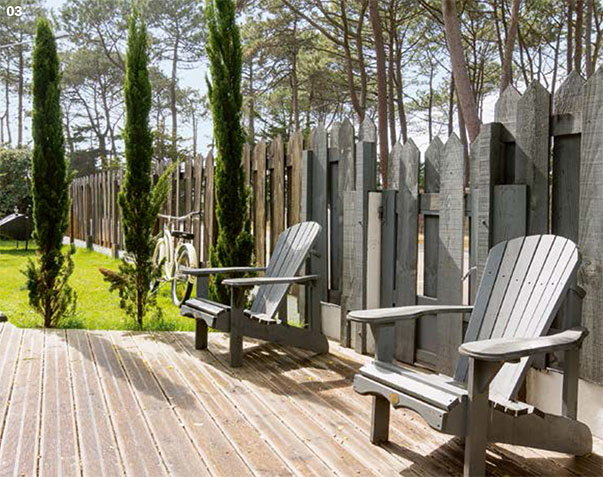 Terrasses et allées