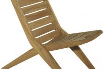 Chaise pliante en teck