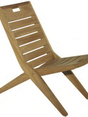 Chaise pliante en teck