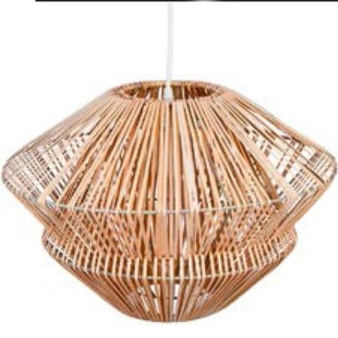 Lampe en rotin
