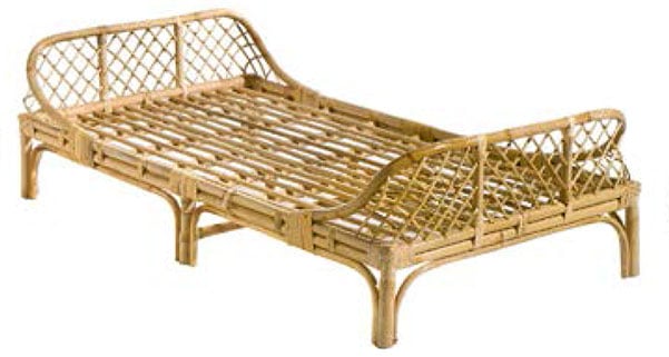 Lit d’enfant en forme de corbeille