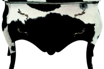 commode peau de vache