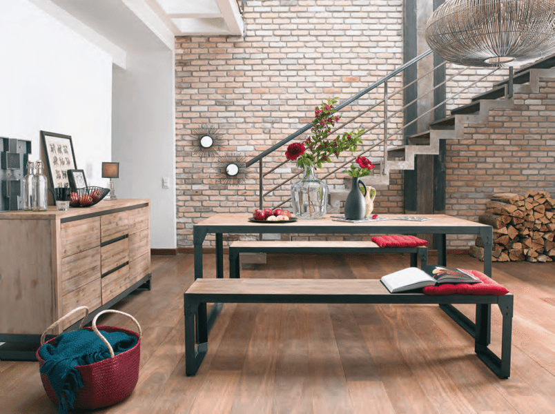 Le métal côté maison