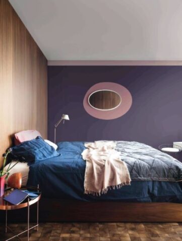 Chambre couleur pourpre