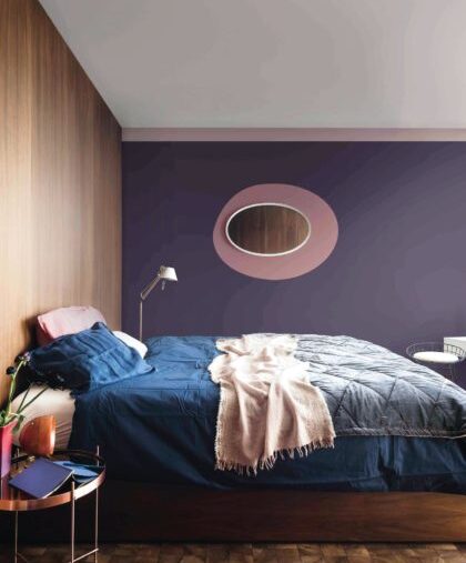 Chambre couleur pourpre
