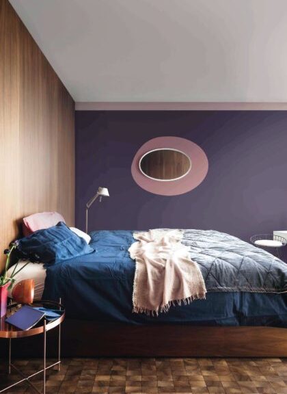 Chambre couleur pourpre