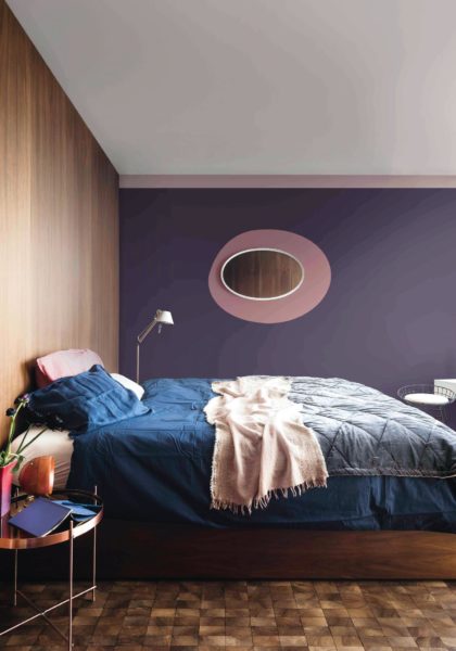 Chambre couleur pourpre