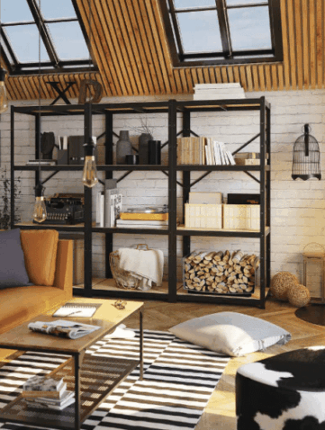 Aménagement des combles - Etagère Bror IKEA