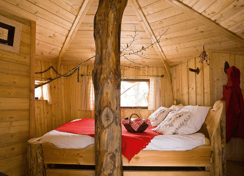 Cabane perchée dans les arbres