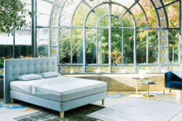 Matelas à mémoire de forme.