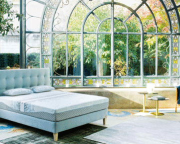 Matelas à mémoire de forme.