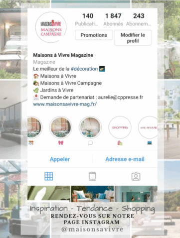 Instagram - Maisons à Vivre
