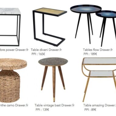 Tables d'appoint