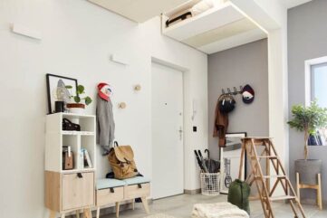 Rangement au plafond