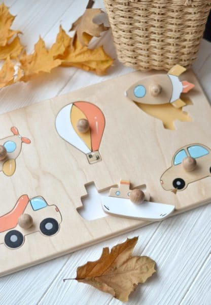 SmartWoodenToys – Puzzle Montessori – 38 €