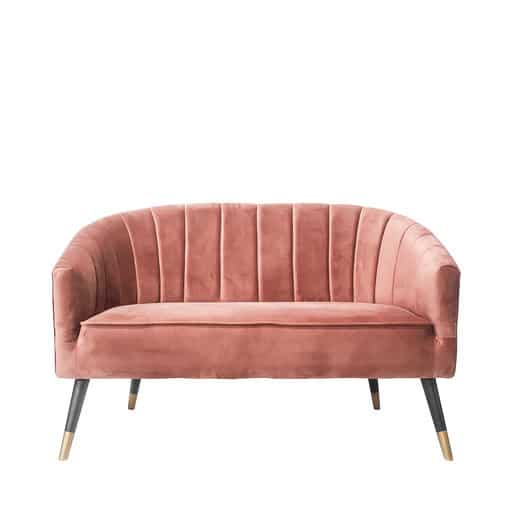 3.Canapé 2 places velours Royal 499,95€