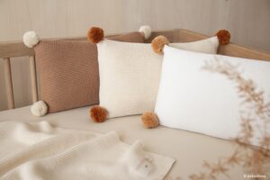Coussin So Natural en tricot