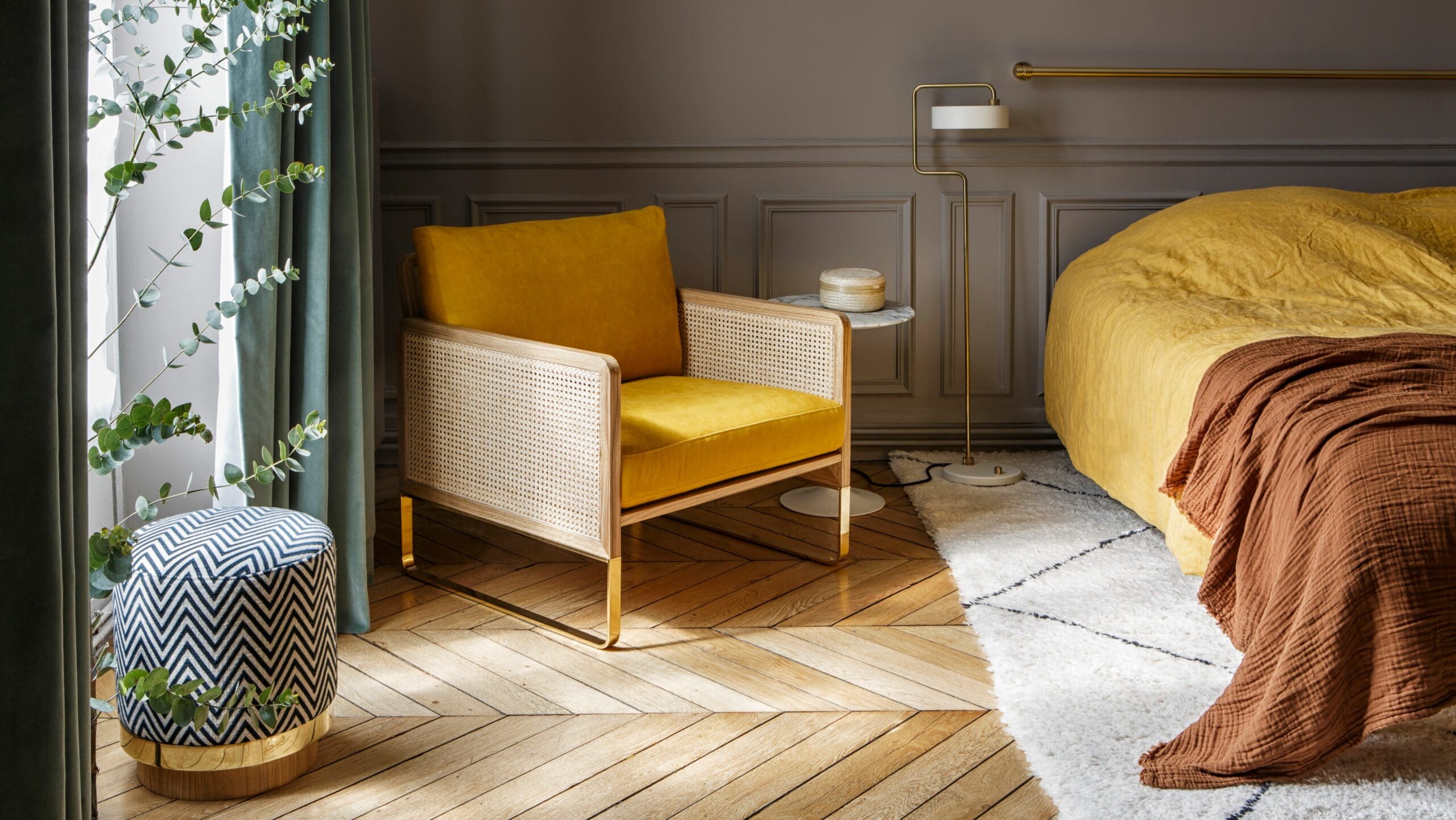 Fauteuil cannage Red Edition