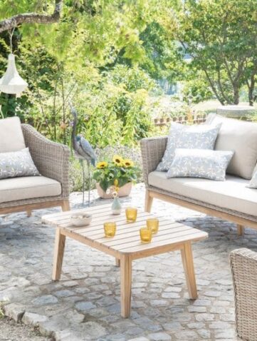 Décoration extérieure BOTANIC salon bas Maya