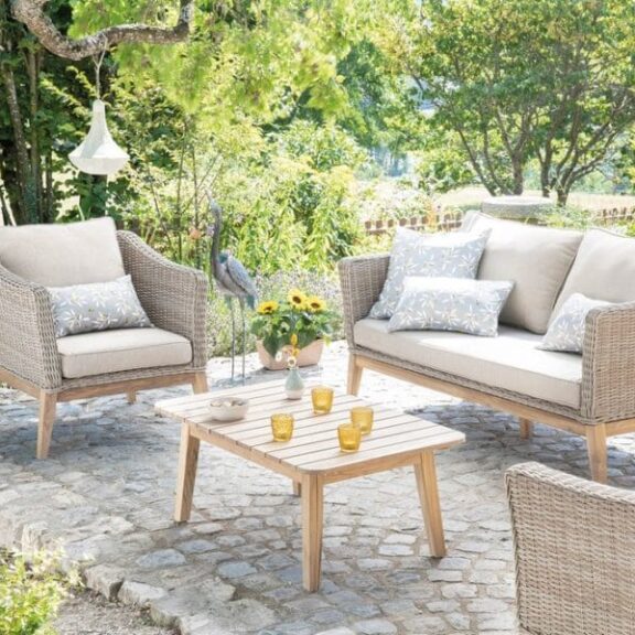 Décoration extérieure BOTANIC salon bas Maya