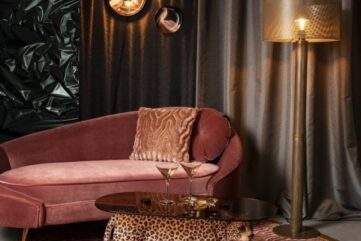 Table basse dope as hell leopard