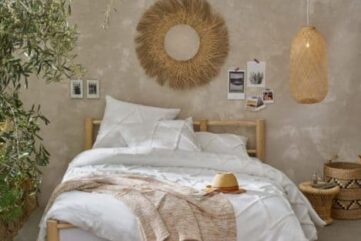 chambre décoration bohème