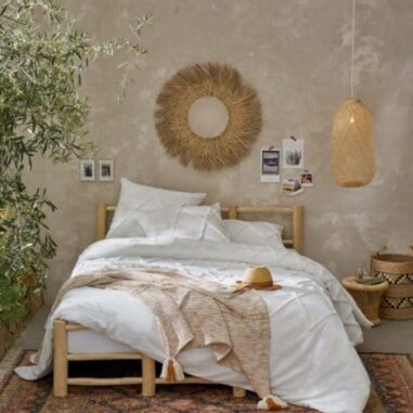 chambre décoration bohème