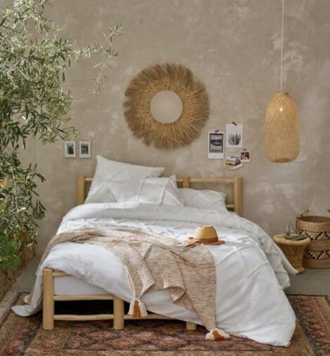 chambre décoration bohème