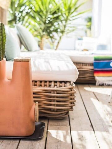 pot de fleur composteur pour cuisine transfarmers