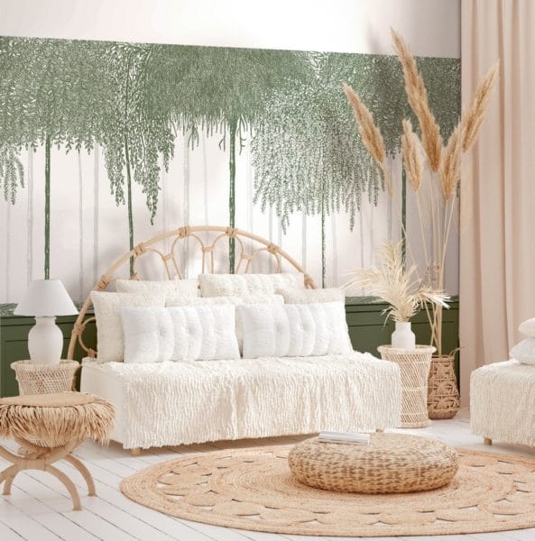 salon bohème pampa fleurs séchées