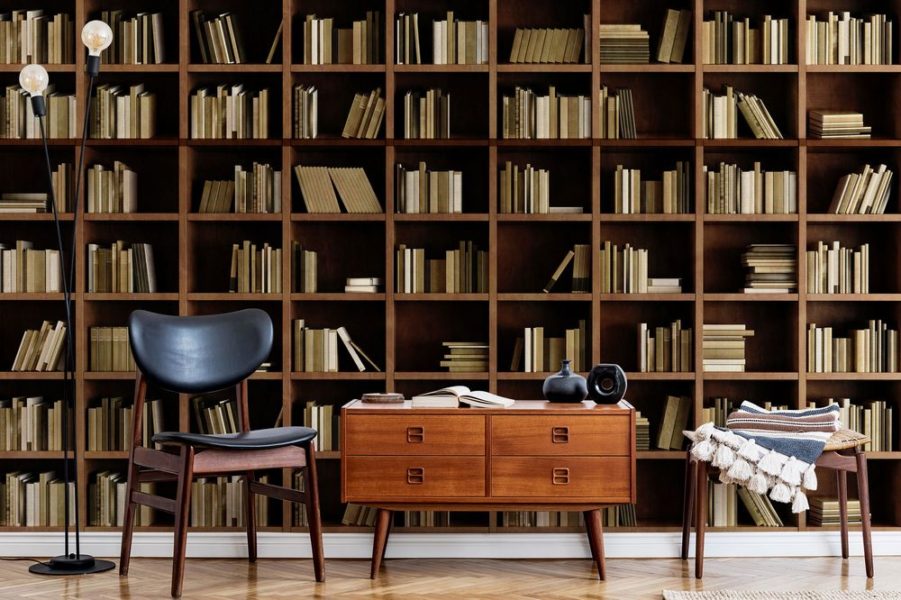 table et bibliothèque