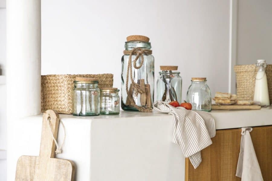pots en verre cuisine zéro déchet