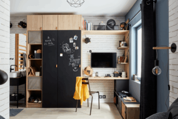 Chambre d’ado au style industriel