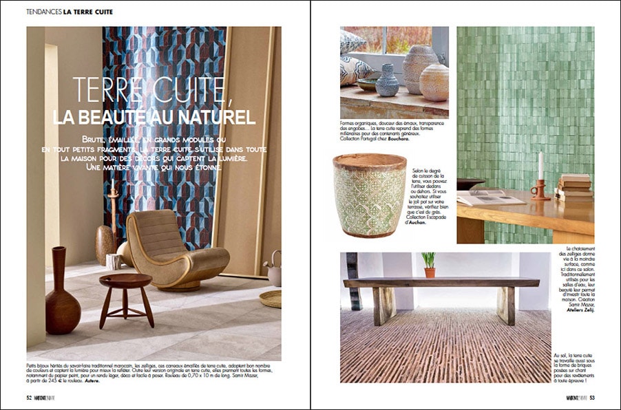 décoration terre cuite