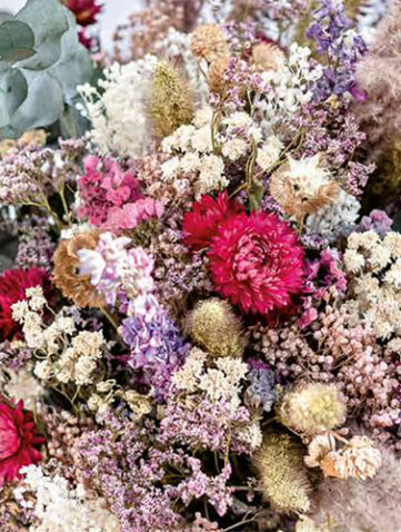 déco fleurs séchées