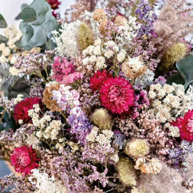 déco fleurs séchées