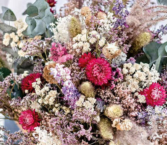 déco fleurs séchées