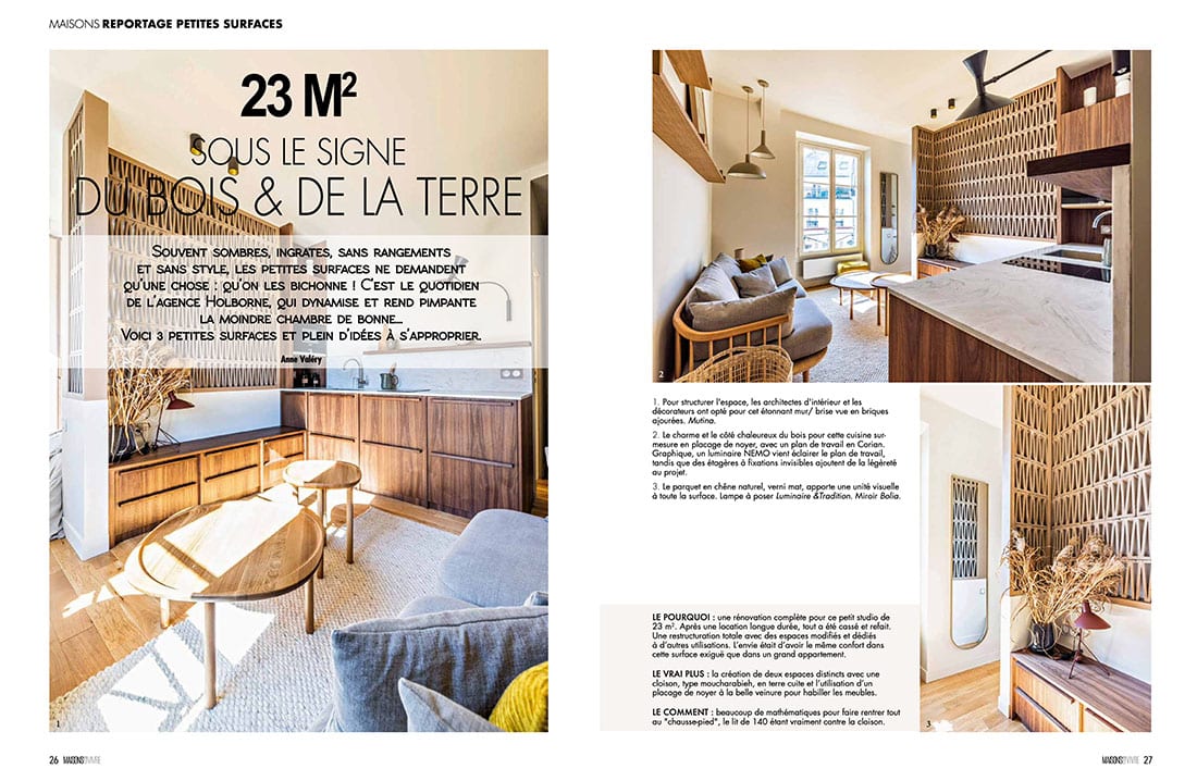 Maisons à Vivre 49 dossier petits espaces